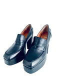 PLATFORM HEELED LOAFER