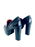 PLATFORM HEELED LOAFER