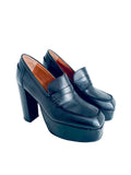 PLATFORM HEELED LOAFER
