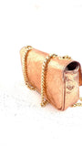 DOUBLE CHAIN FLAP BAG