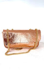 DOUBLE CHAIN FLAP BAG